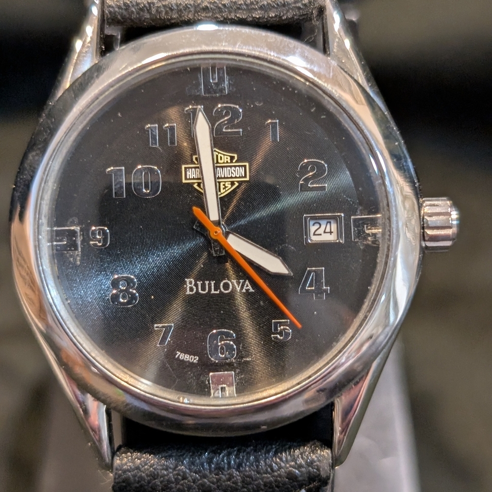 Bulova Men's Vintage Harley-Davidson Watch